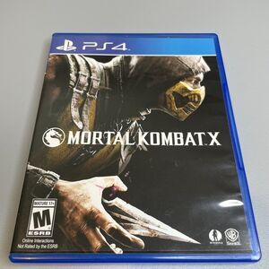 Mortal Kombat X PS4 Sony Playstation Video Game Complete With Manual Tested Used